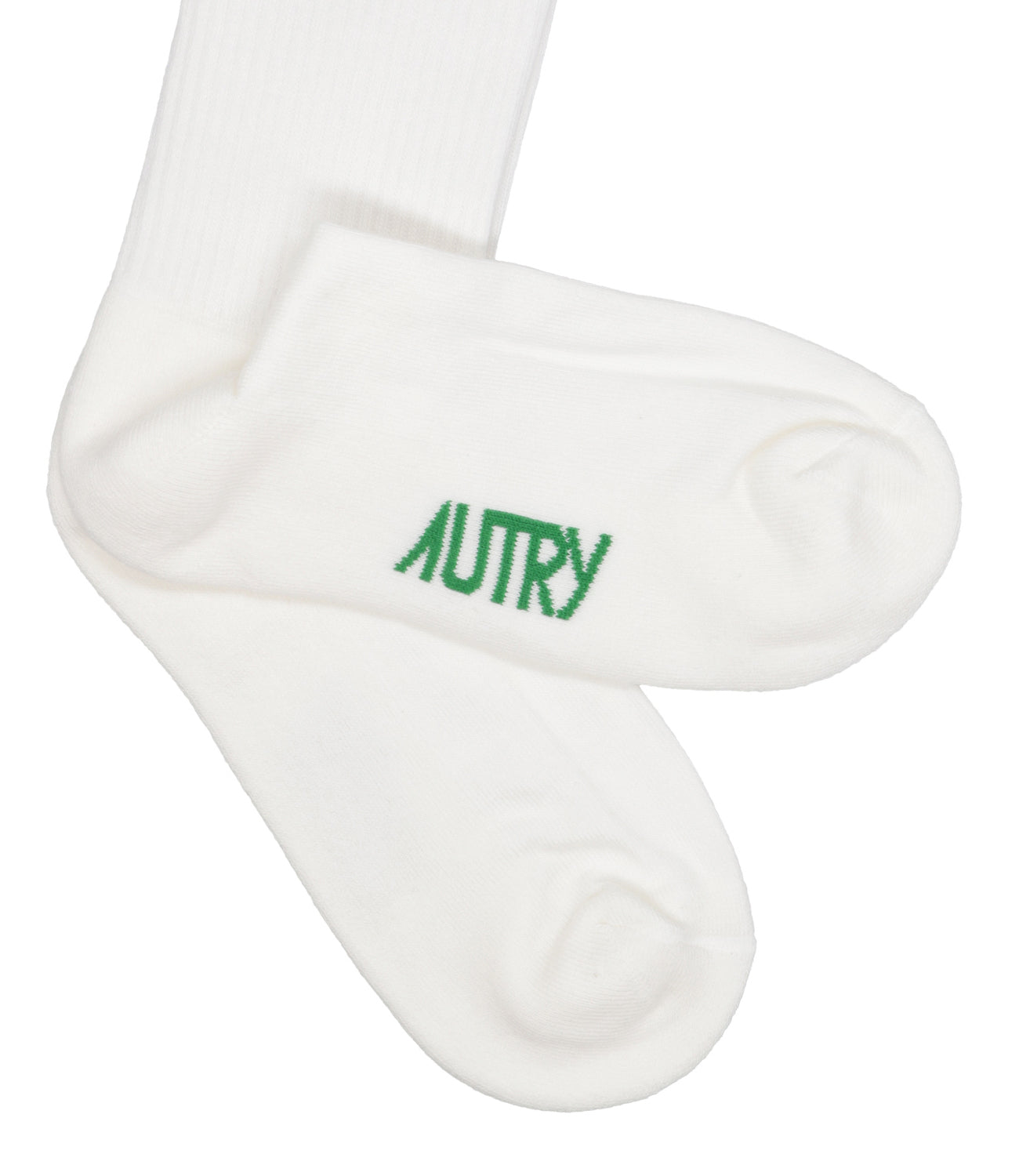 Autry | White and Green Socks