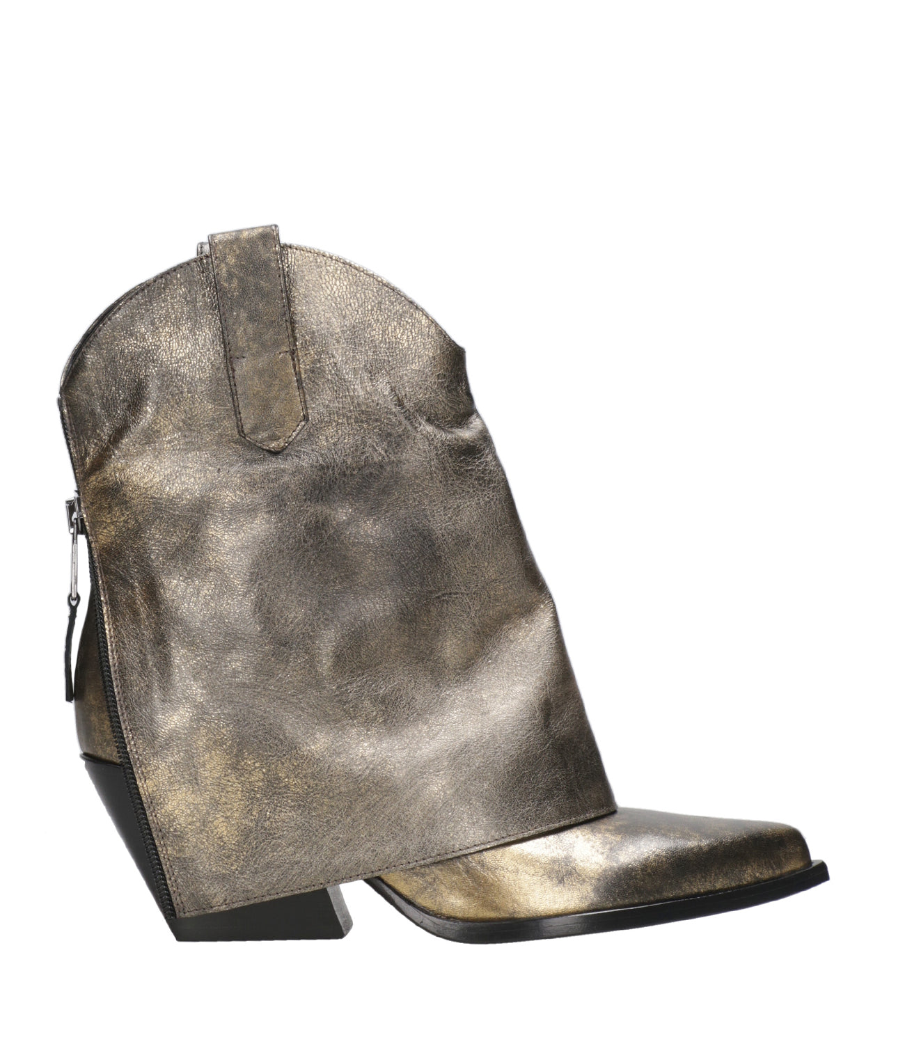 Elena Iachi | Tex Style Gold Ankle Boot