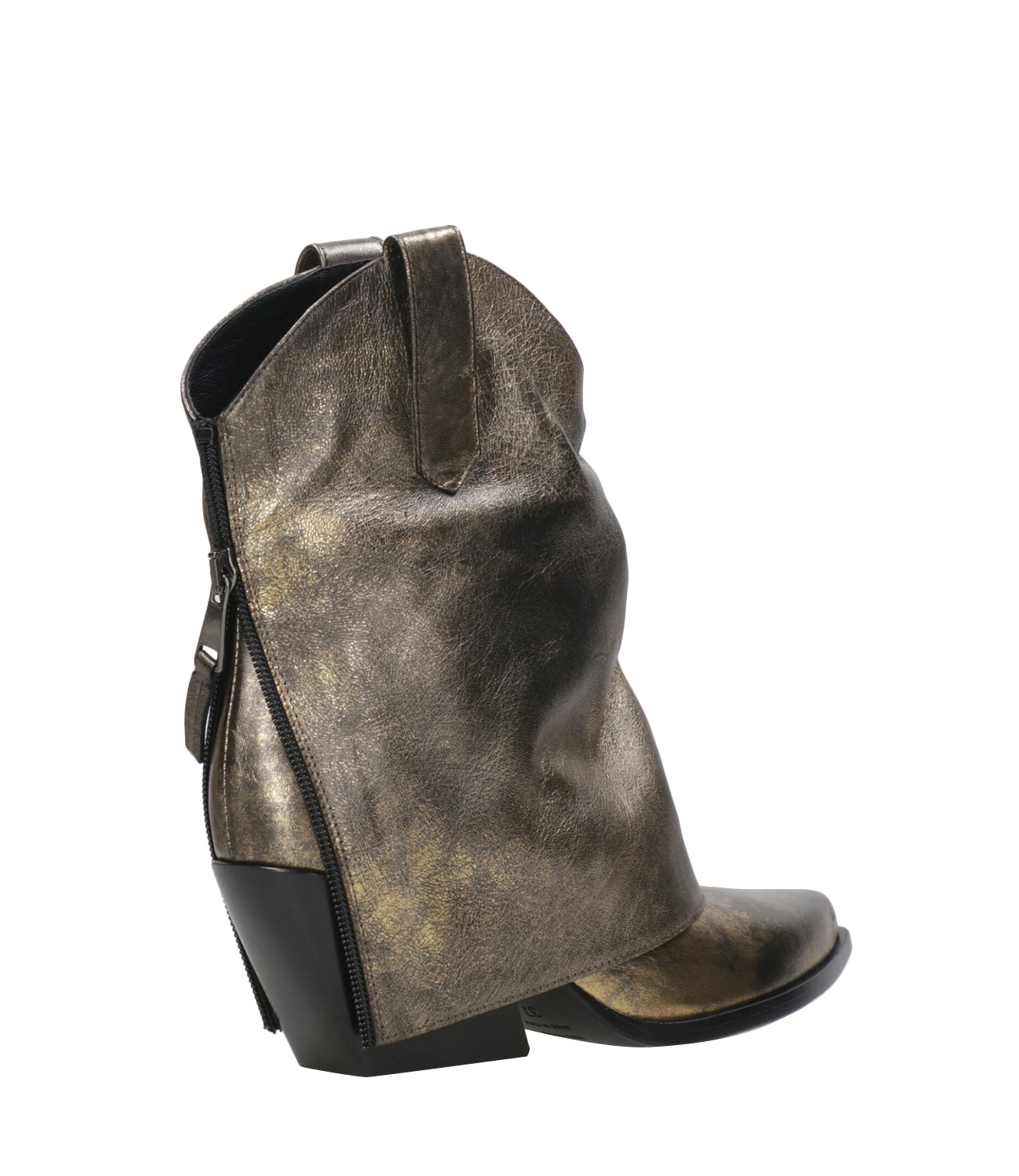 Elena Iachi | Tex Style Gold Ankle Boot