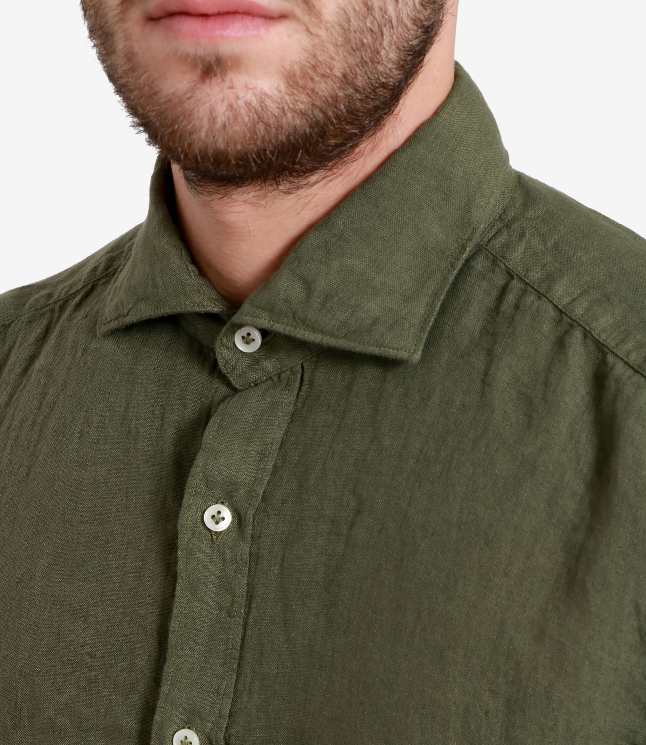 Fay | Military Green Shirt