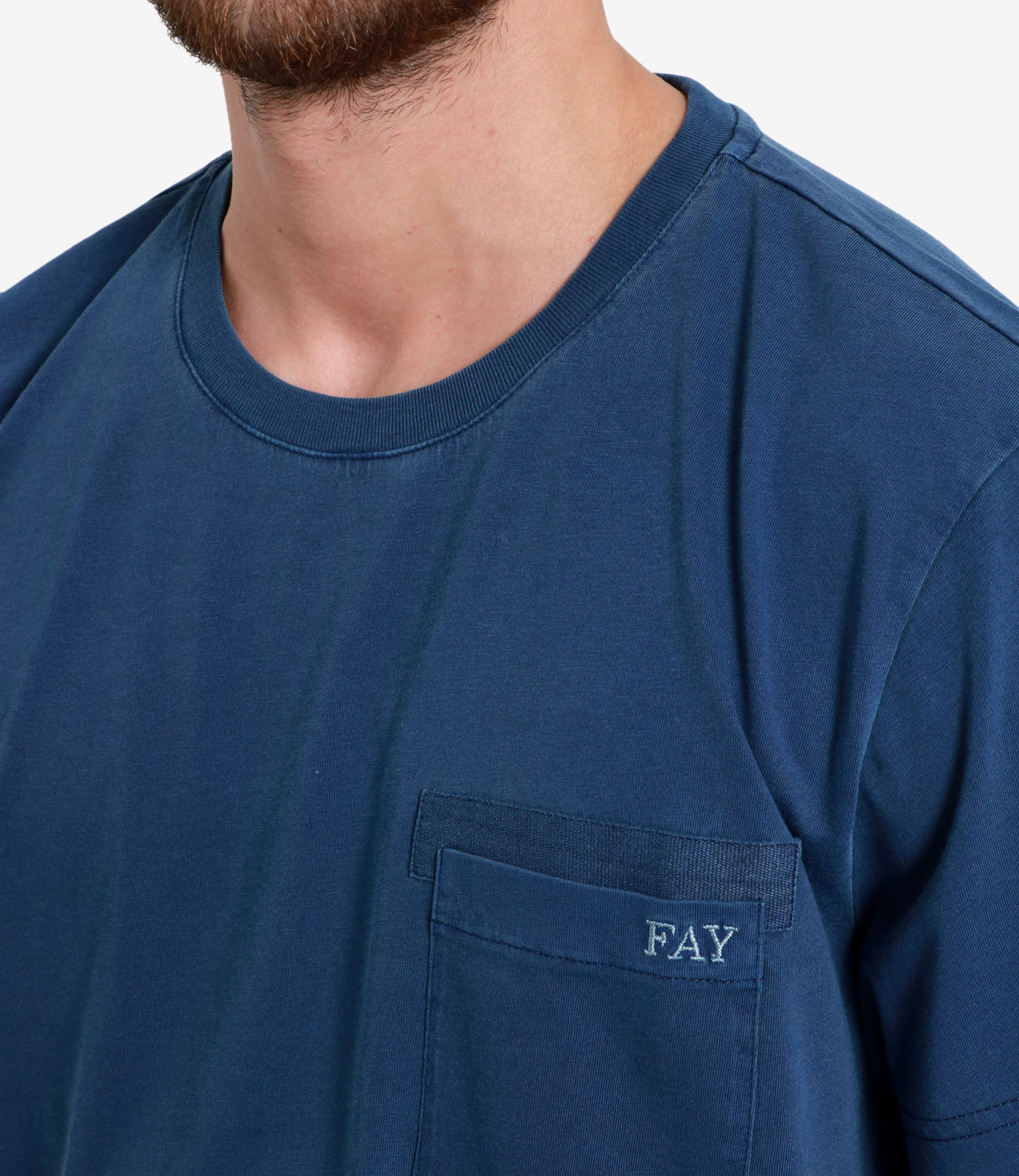 Fay | T-Shirt Indaco