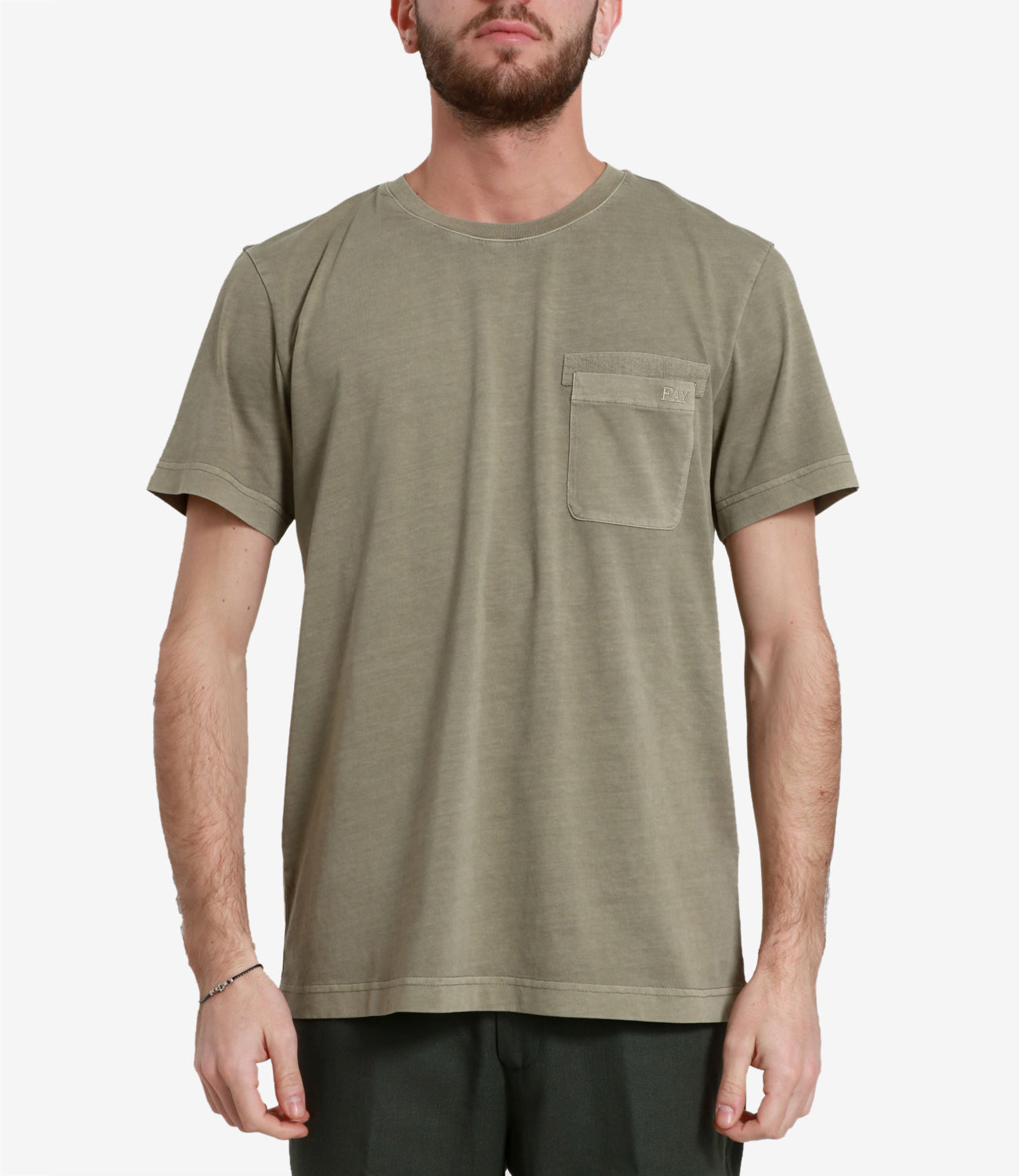 Fay | T-Shirt Verde Militare