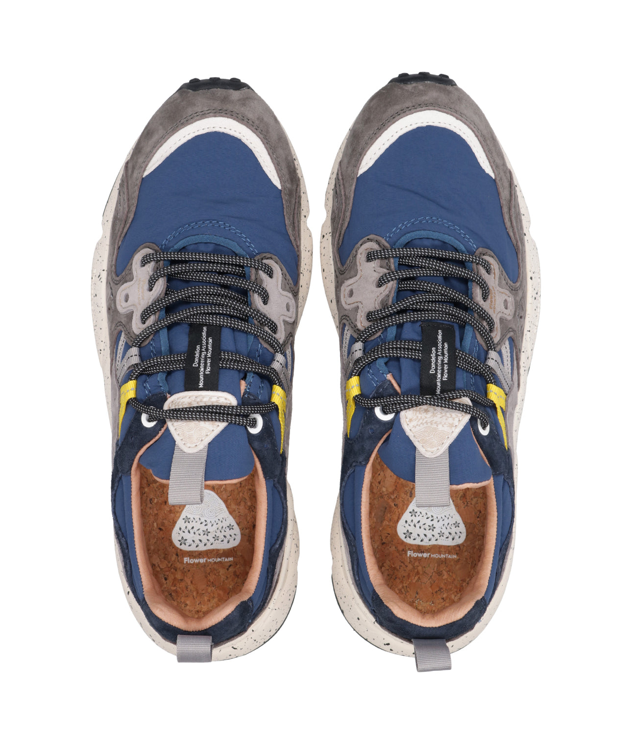 Flower Montain | Grey and Navy Blue Sneakers