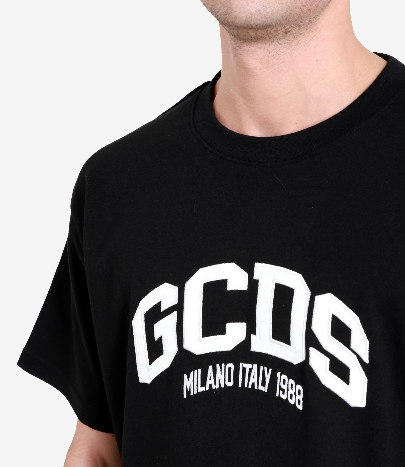 GCDS | T-Shirt Logo Loose Black