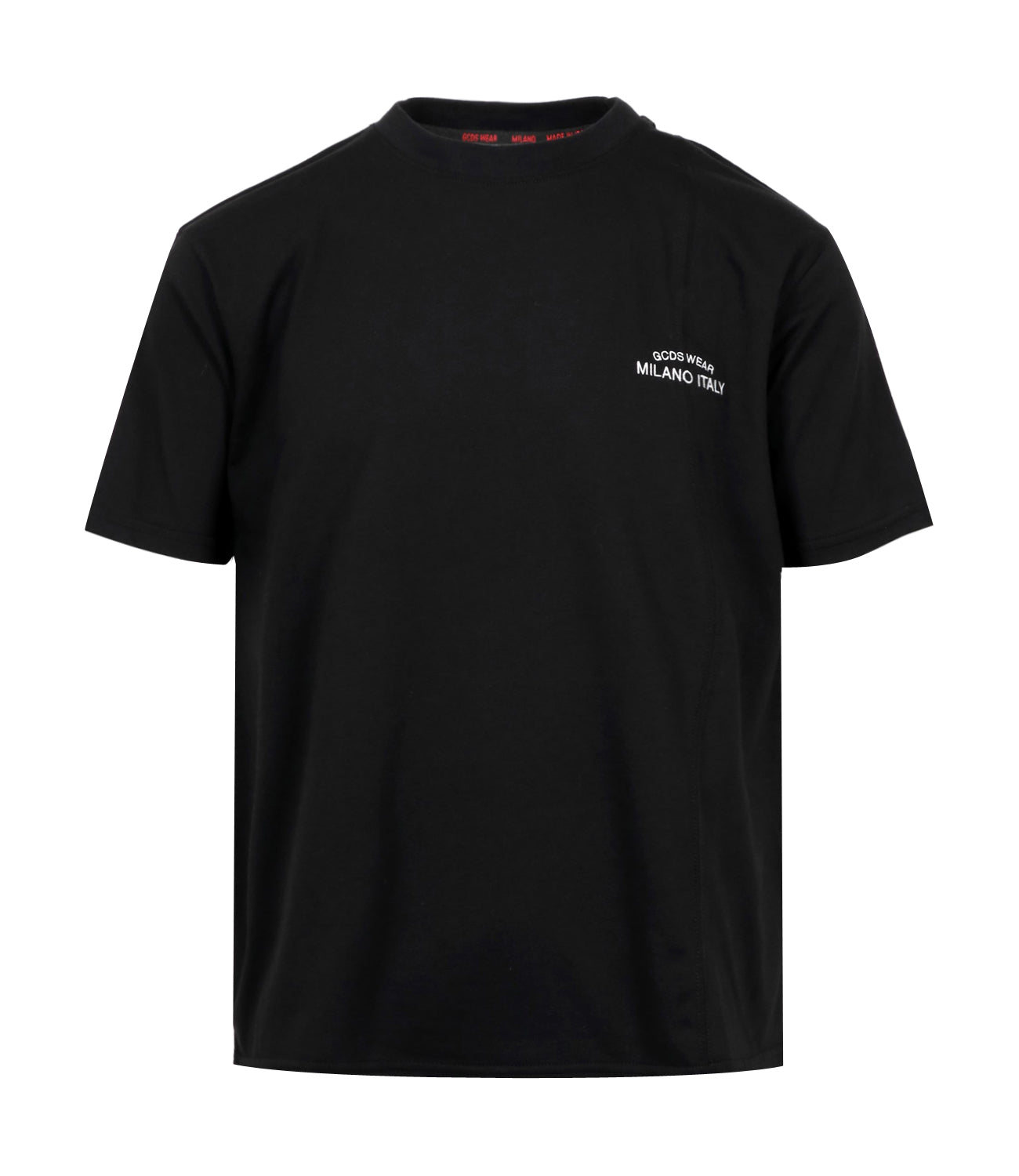 GCDS | T-Shirt Emboidered Loose Black