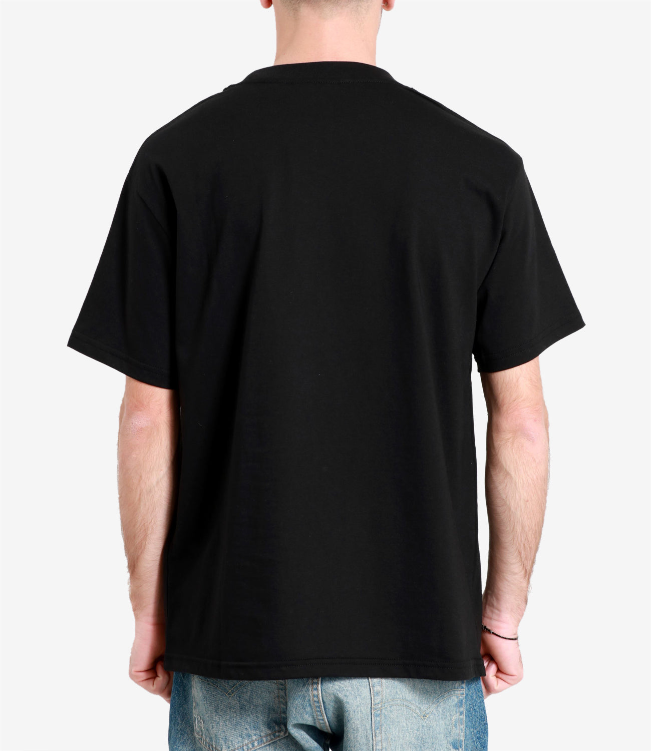 GCDS | T-Shirt Emboidered Loose Nera