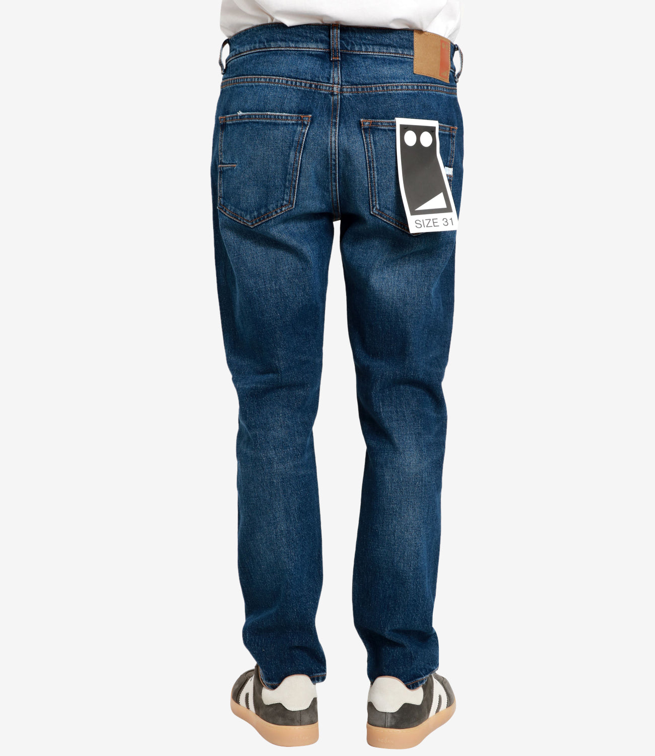 Grifoni | Jeans Regular Cropped Fit Blu