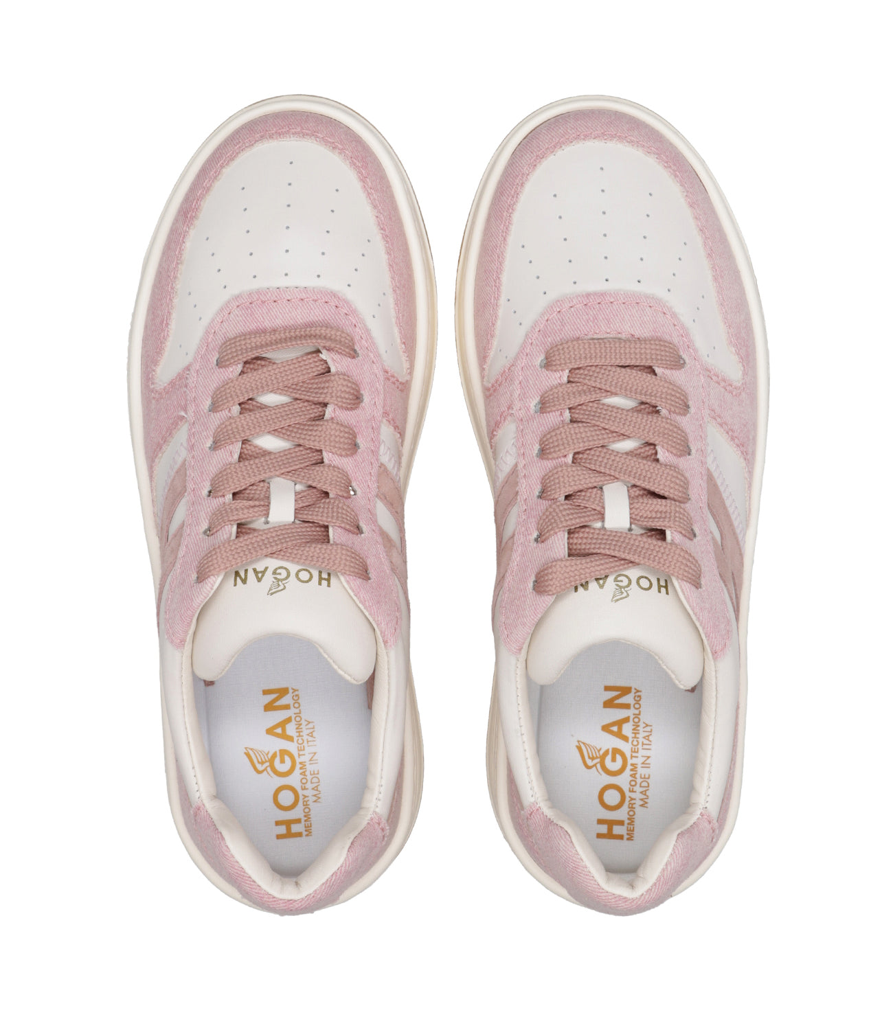 Hogan | Sneakers H630 Rosa e Bianco