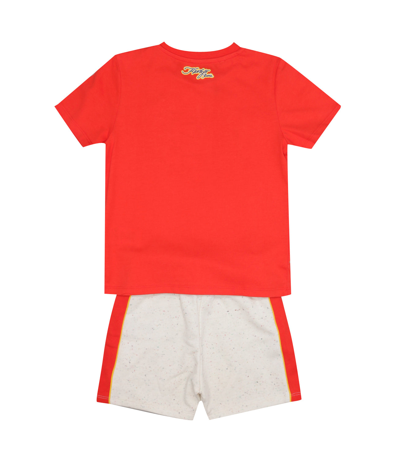 Kenzo Kids | Orange and Beige Campus Sweater and Pant Set
