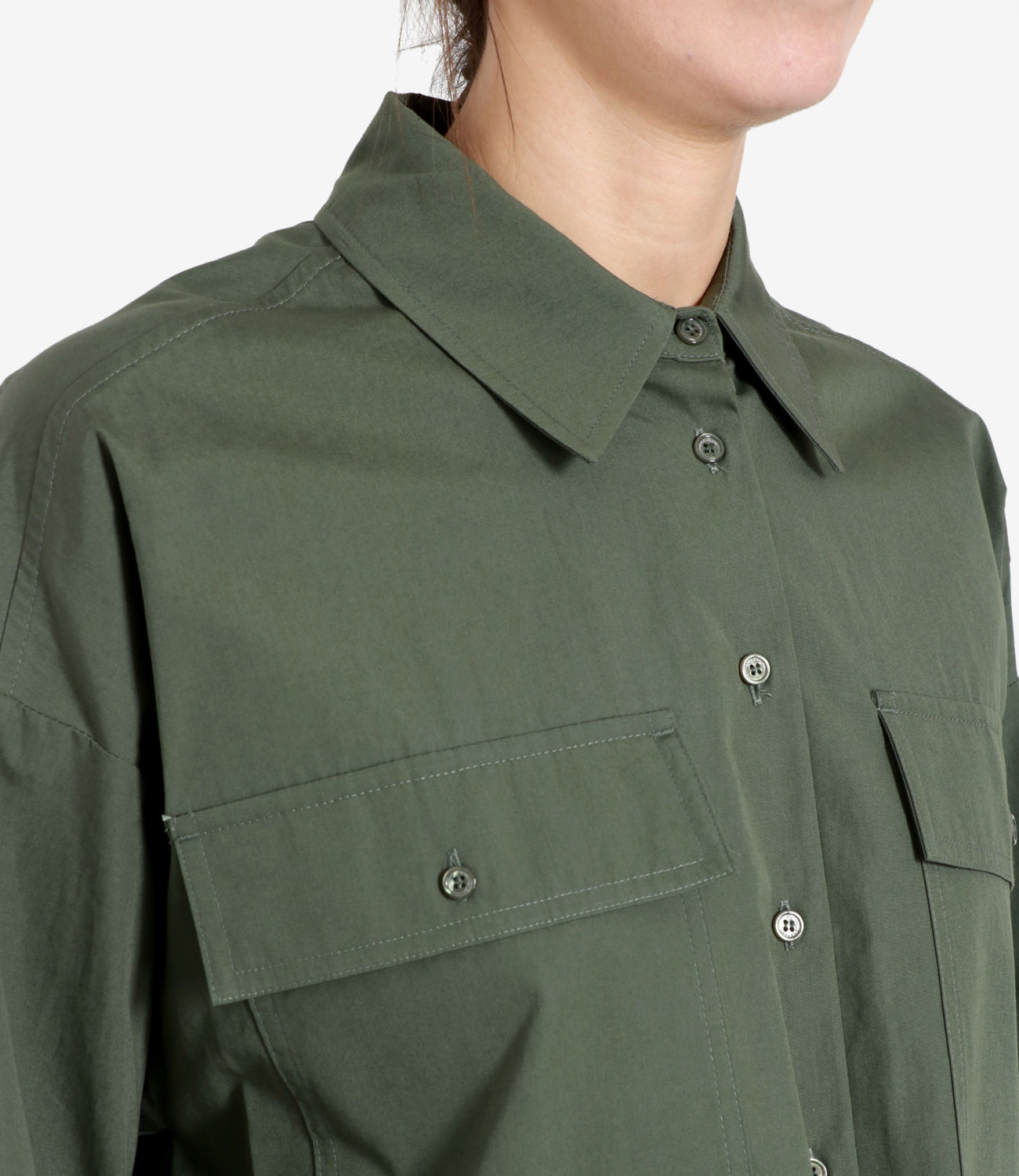Max Mara Weekend | Military Green Shirt