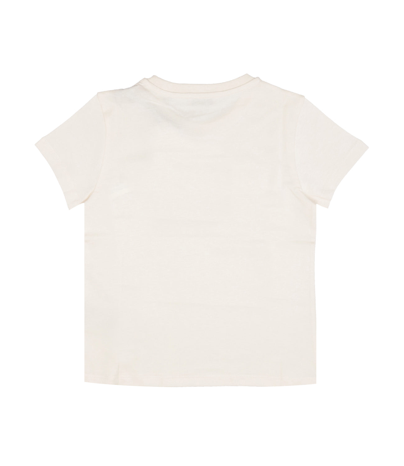 Moncler Junior | T-Shirt Beige e Rosa