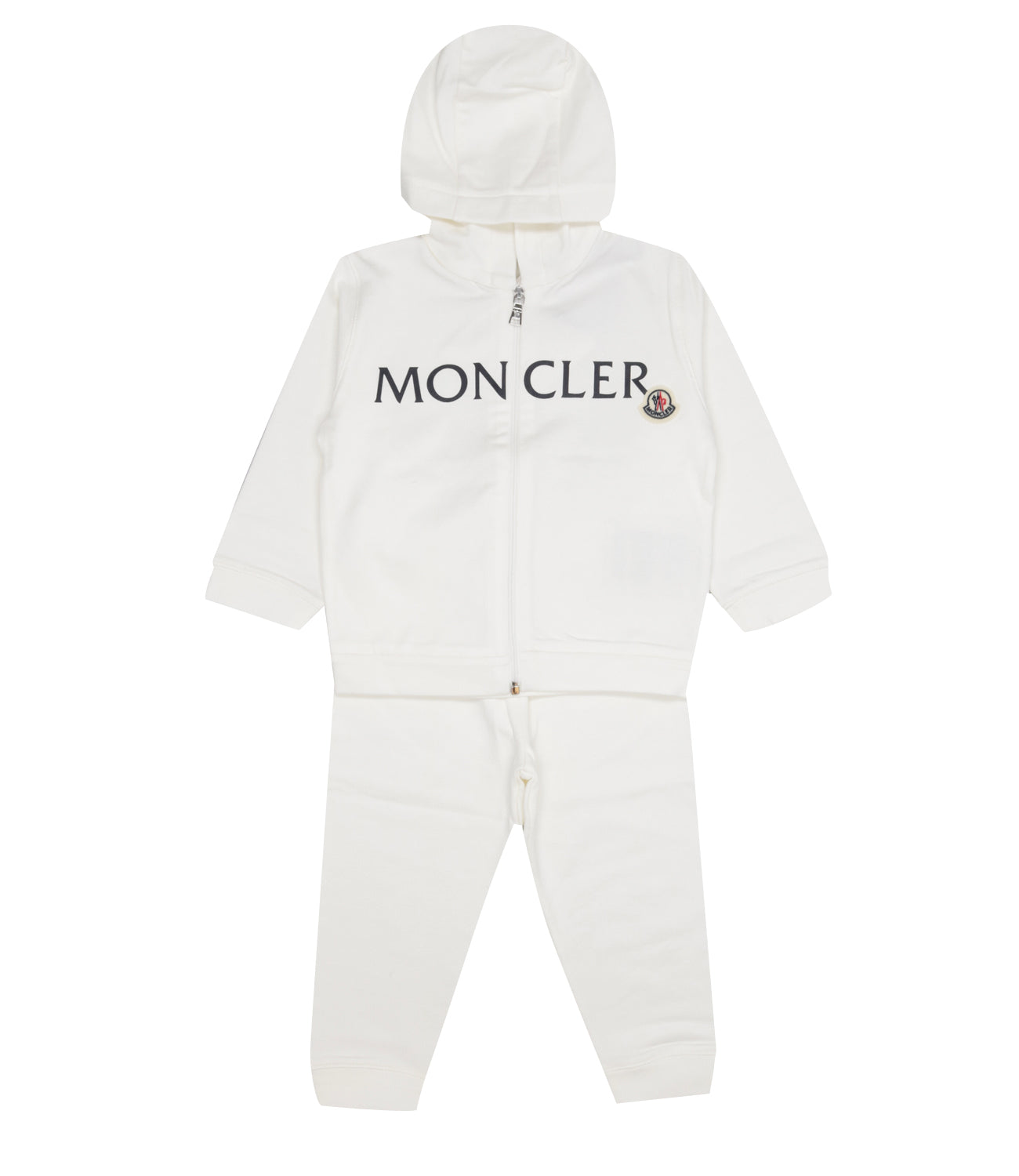 Moncler Junior | Set Felpa+Pantalone Panna