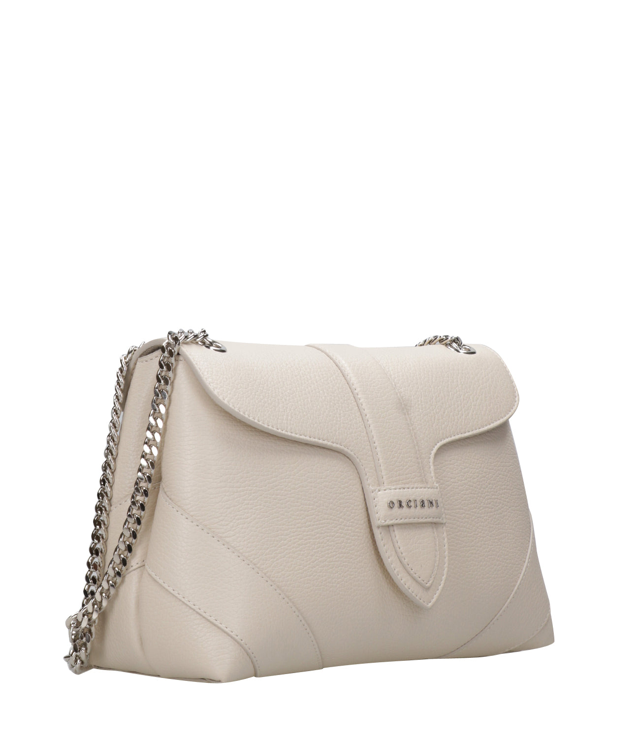 Orciani | Alma Shoulder Bag White