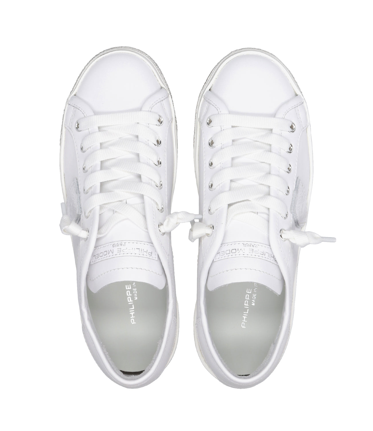 Philippe Model | Sneakers Paris Haute Low Bianco
