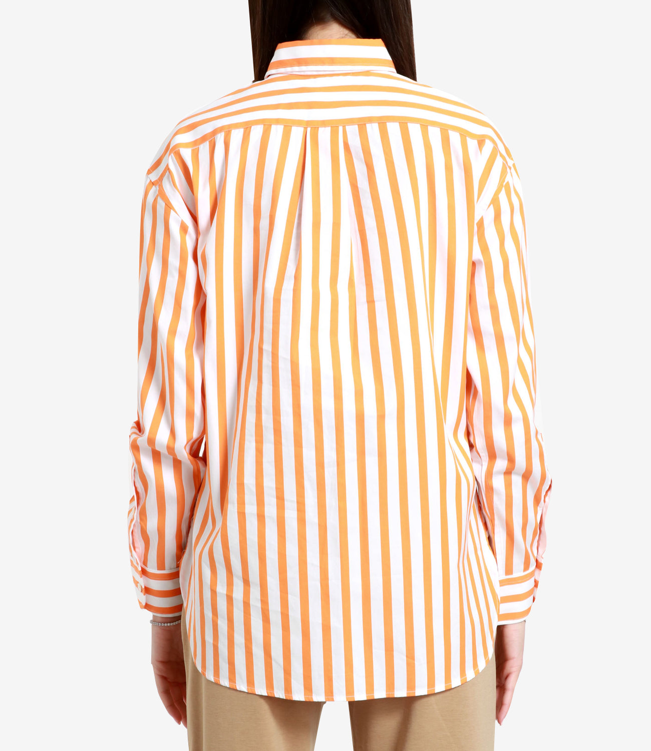 Polo Ralph Lauren | White and Orange Blouse