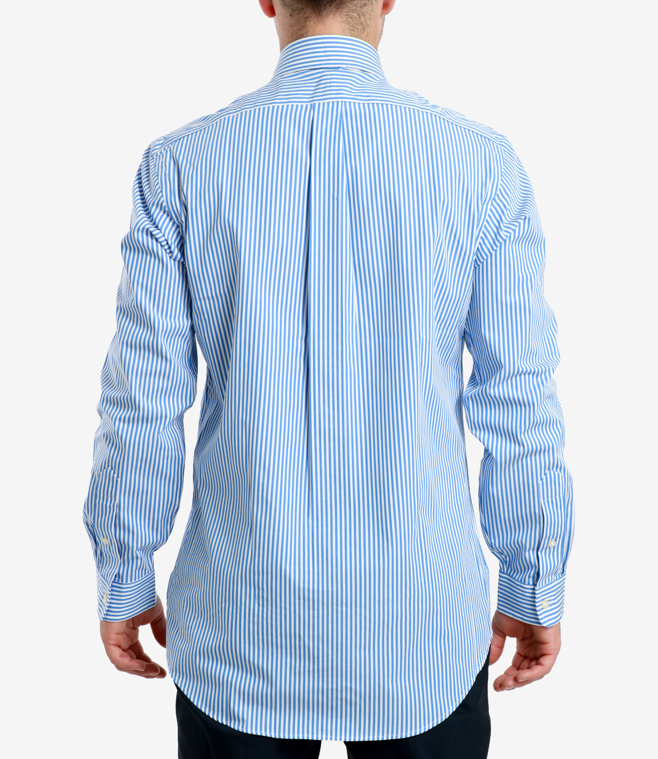 Polo Ralph Lauren | Blue and White Custom Fit Shirt