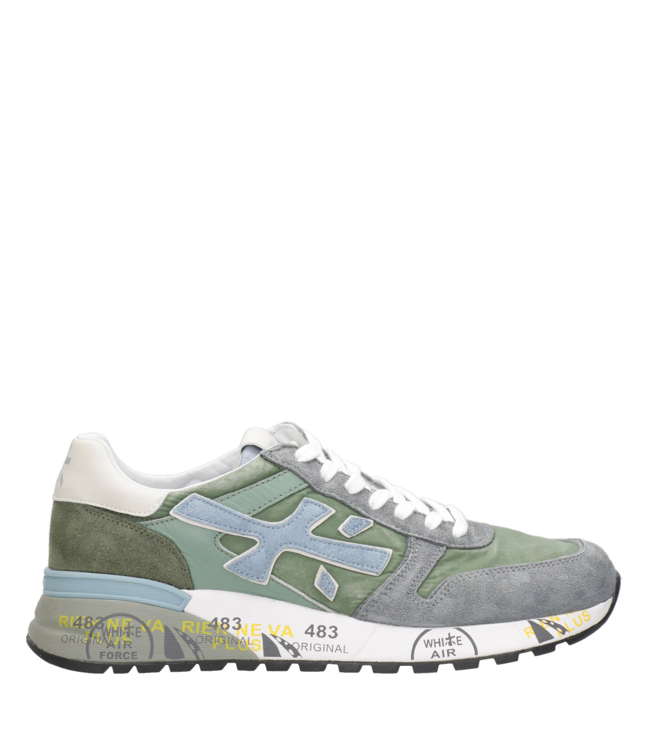 Premiata | Mick Sneakers Military Green and Anthracite