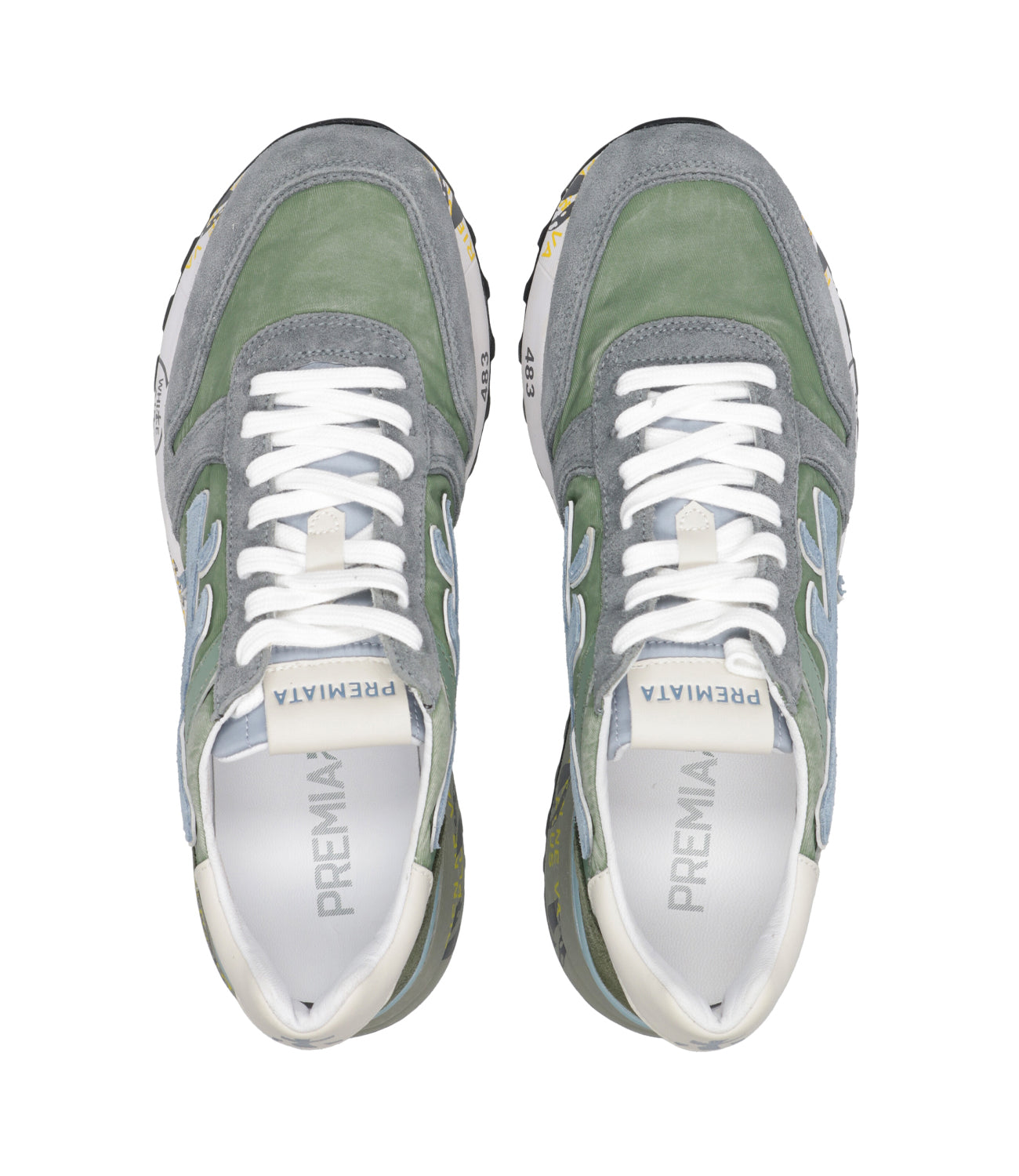 Premiata | Mick Sneakers Military Green and Anthracite