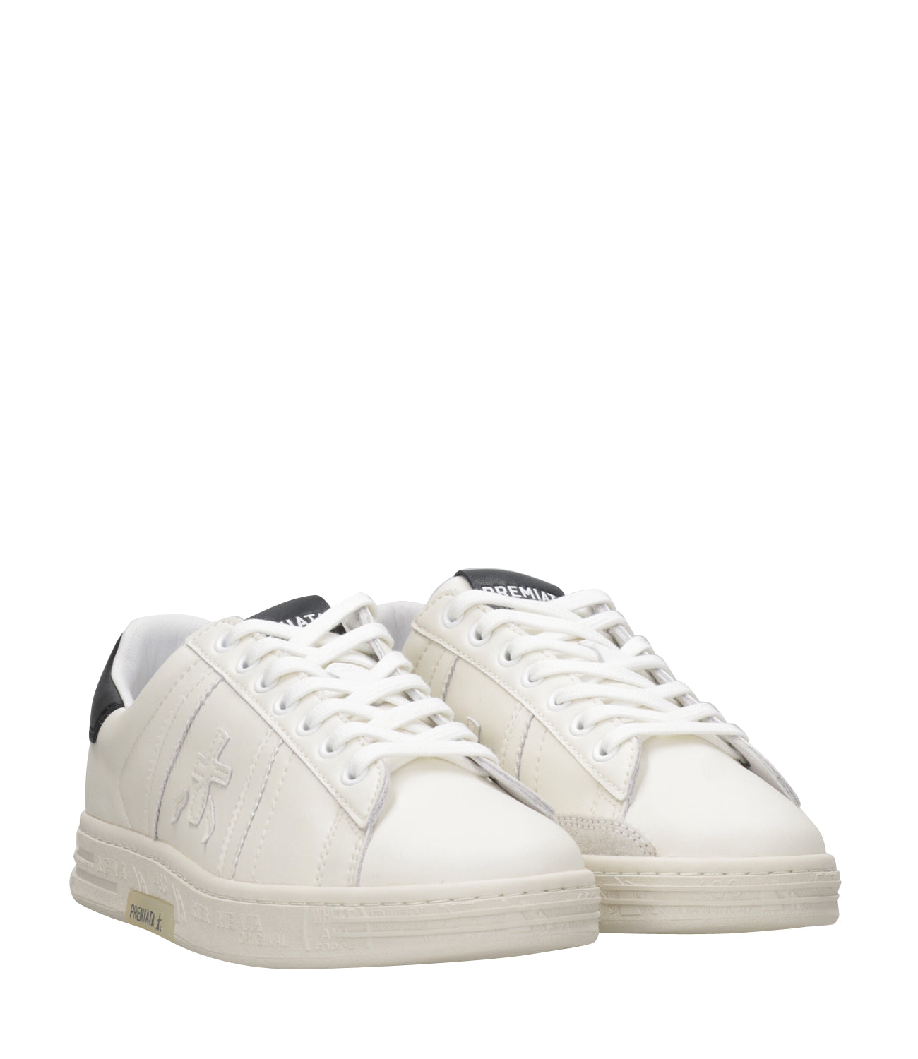 Premiata | Russel Black and White Sneakers