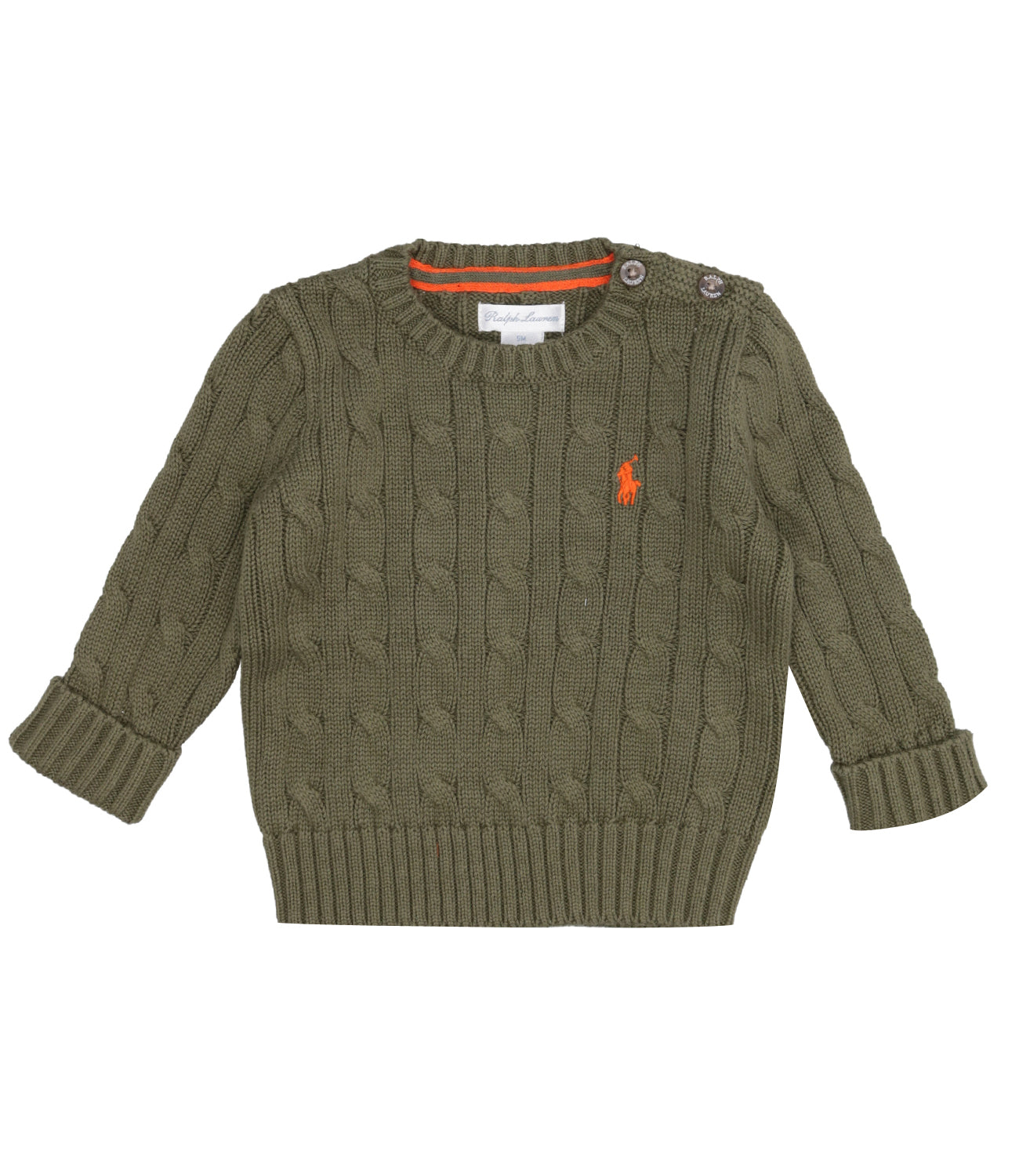 Ralph Lauren Childrenswear | Military Green Sweater