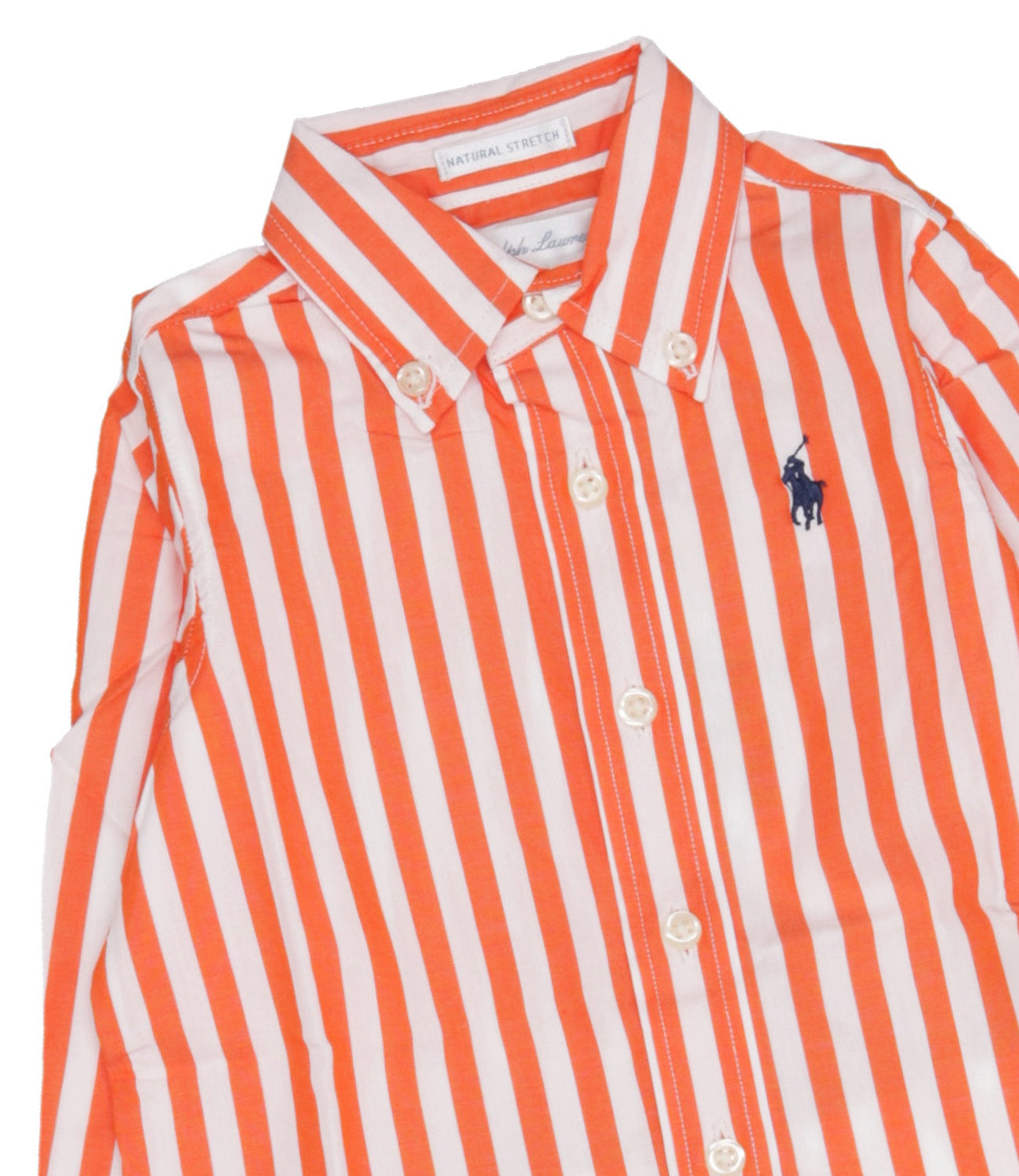 Ralph Lauren Childrenswear | Set Shirt and Bermuda Shorts Orange