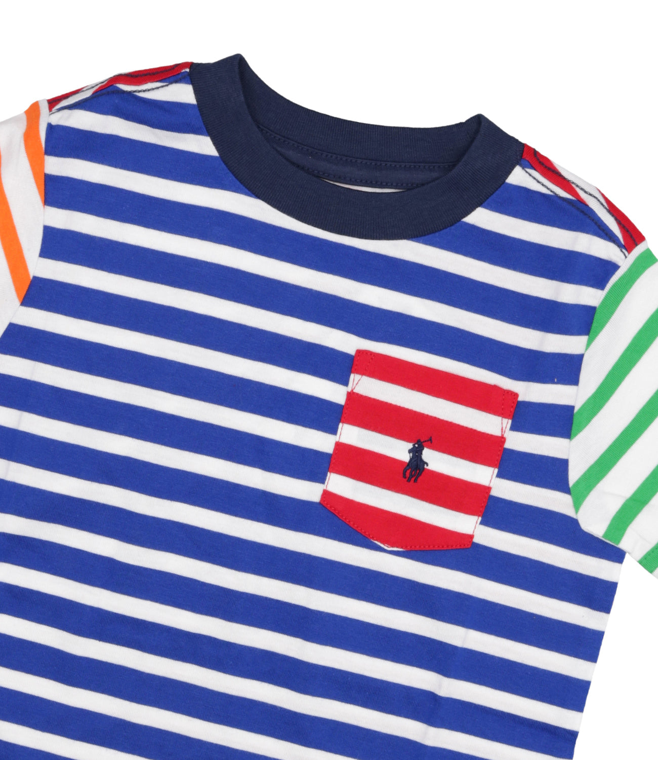 Ralph Lauren Childrenswear | Royal Blue and Red T-Shirt