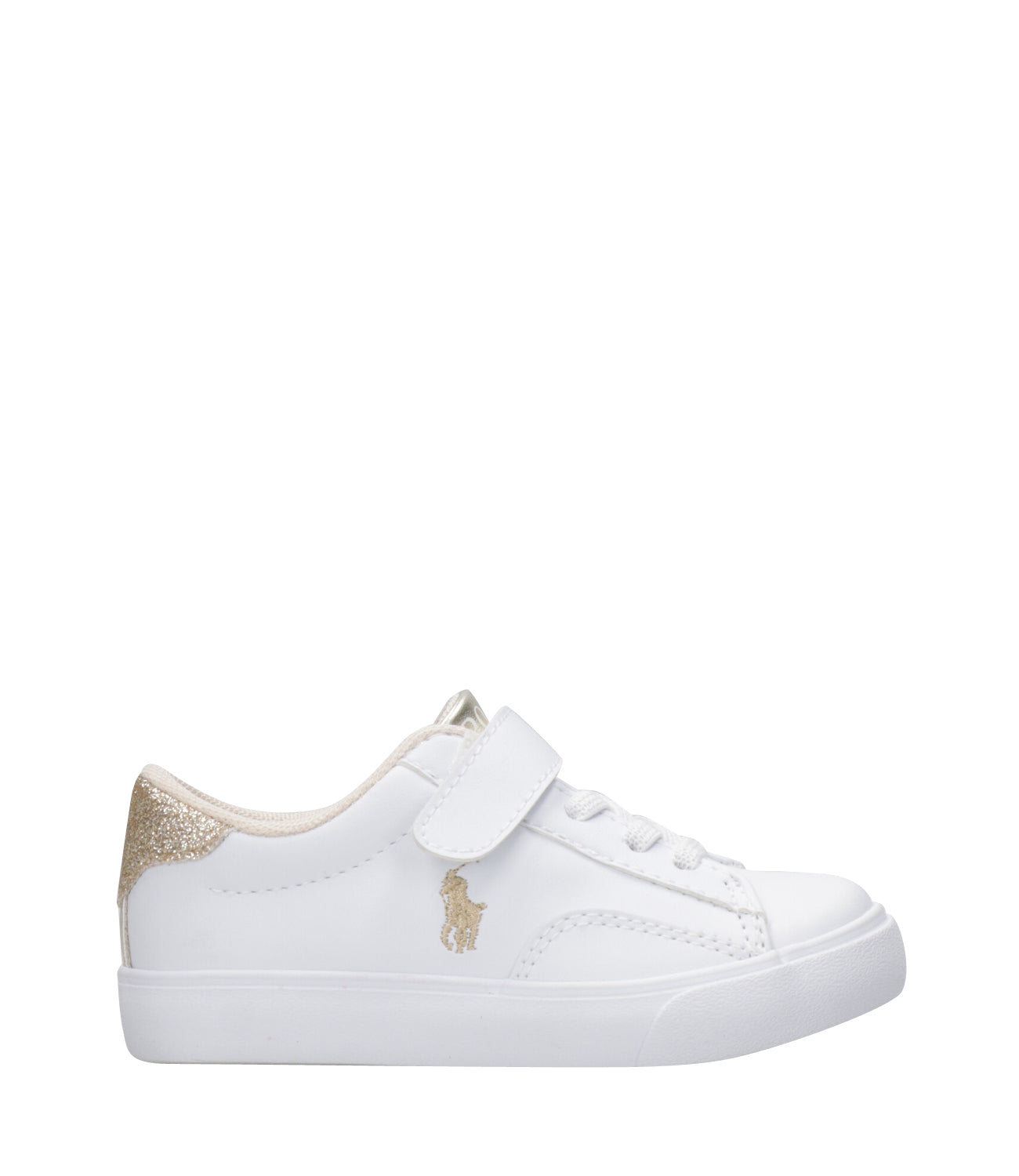 Ralph Lauren Childrenswear | Sneakers Theron V PS Bianco e Oro