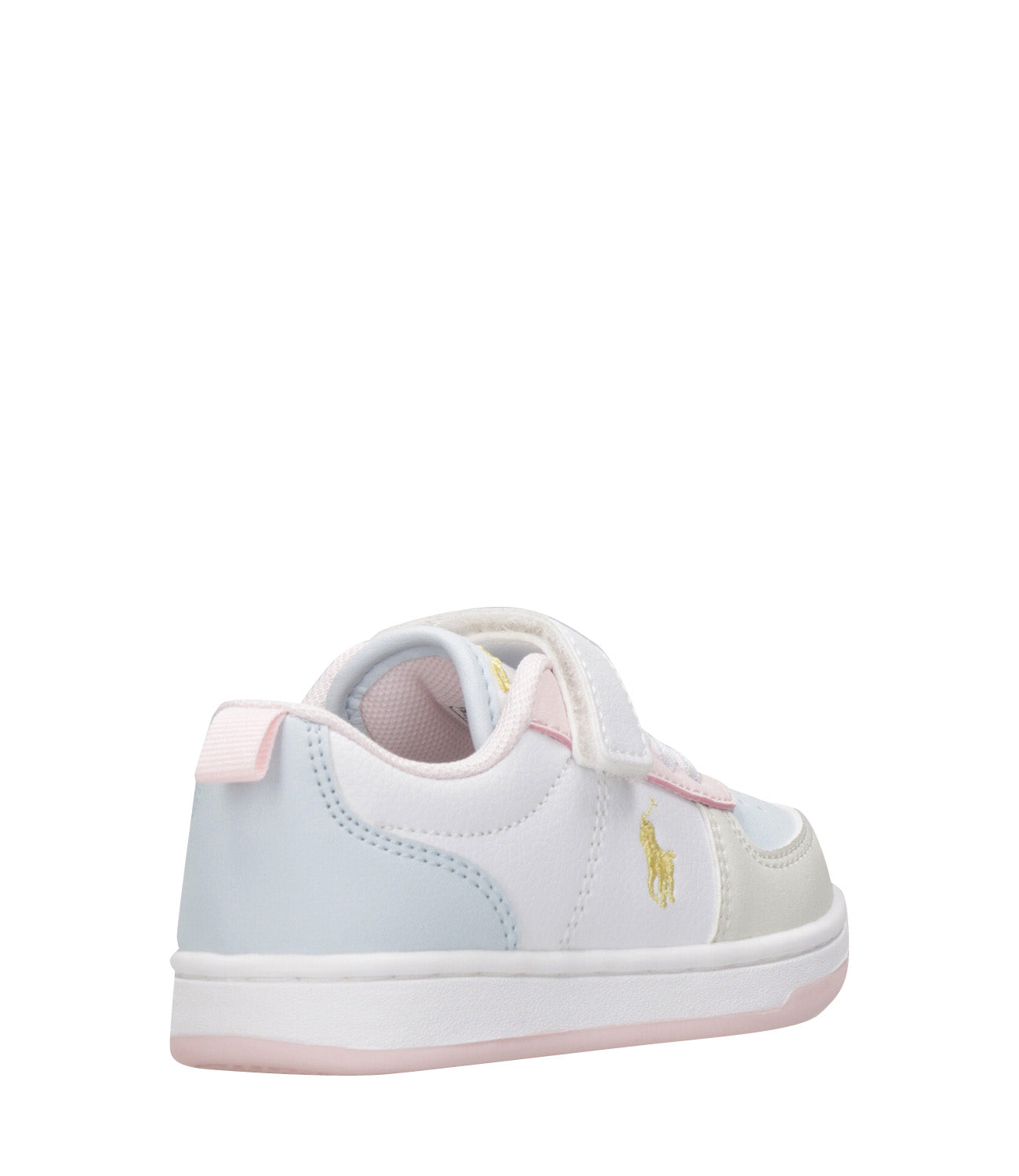 Ralph Lauren Childrenswear | Sneakers Court II PS Bianco e Rosa