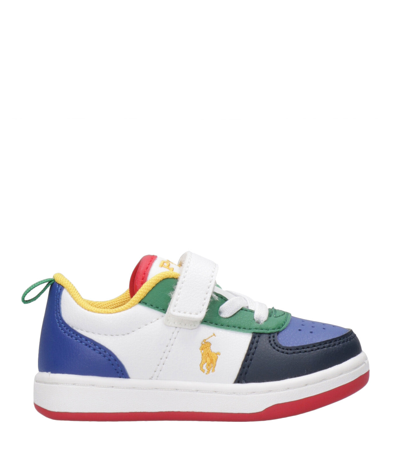 Ralph Lauren Childrenswear | Sneakers Court II PS White and Navy Blue
