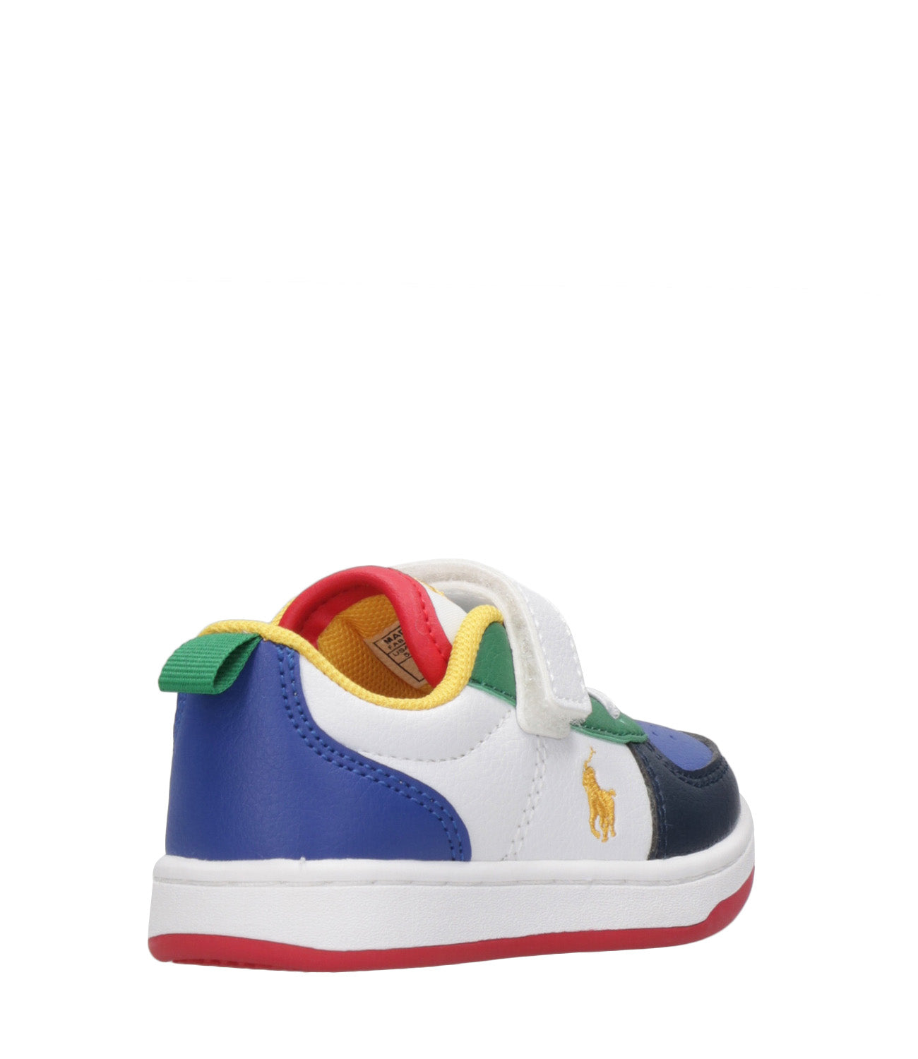 Ralph Lauren Childrenswear | Sneakers Court II PS White and Navy Blue