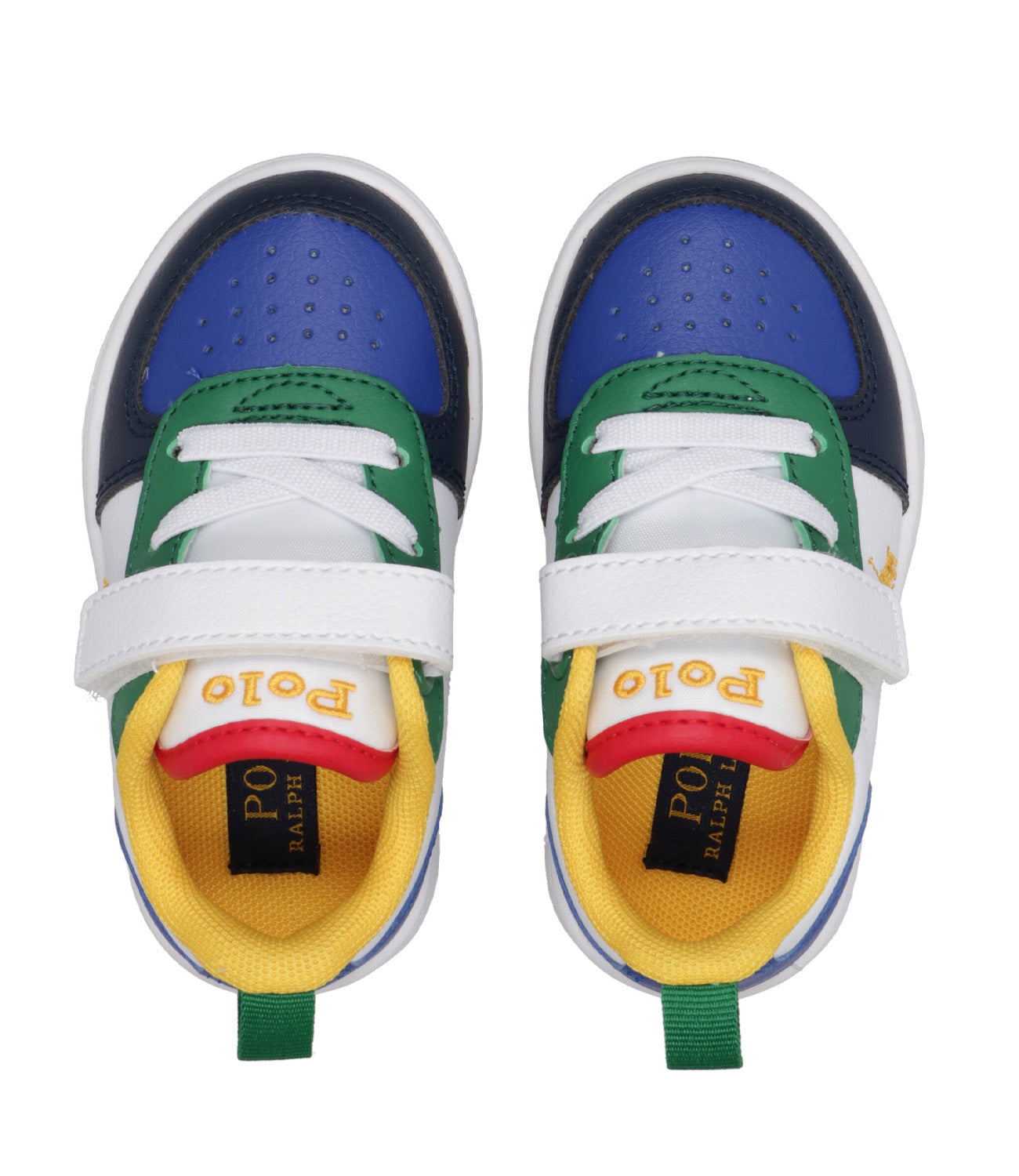 Ralph Lauren Childrenswear | Sneakers Court II PS Bianco e Blu Navy