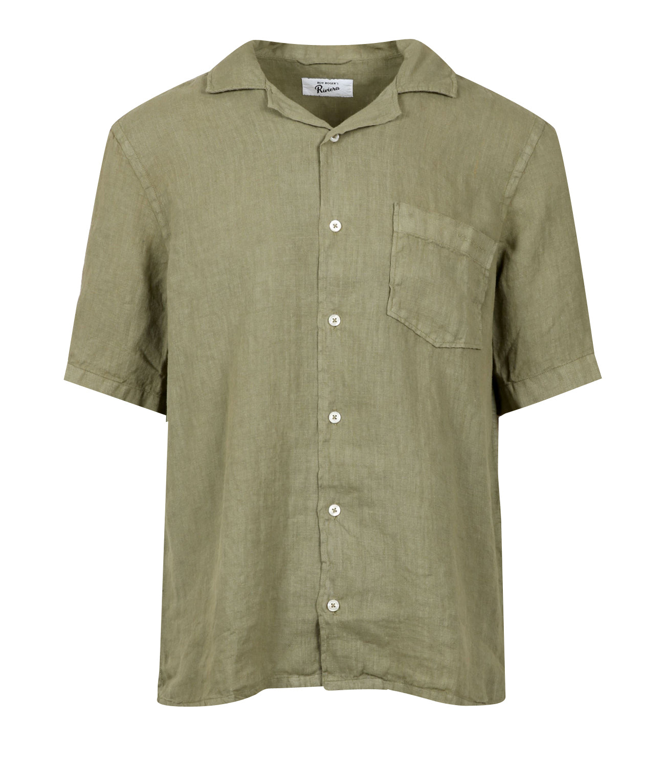 Roy Roger's Riviera | Military Green Bowling Shirt