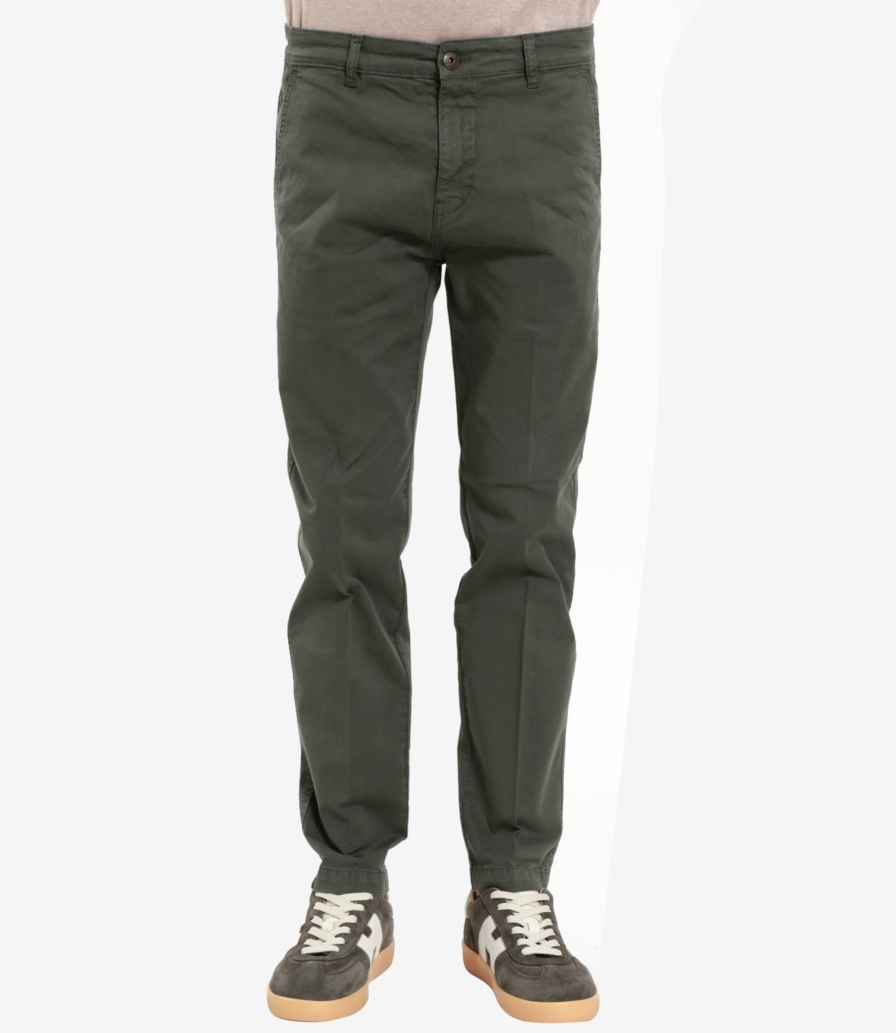 Roy Roger's | Pantalone Chino Smart Verde