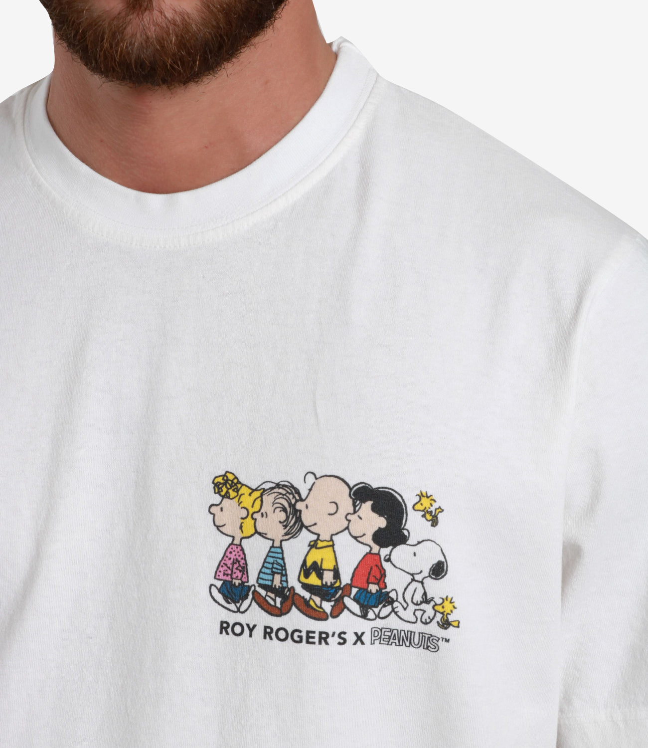 Roy Roger's | T-Shirt Peanuts Bianco