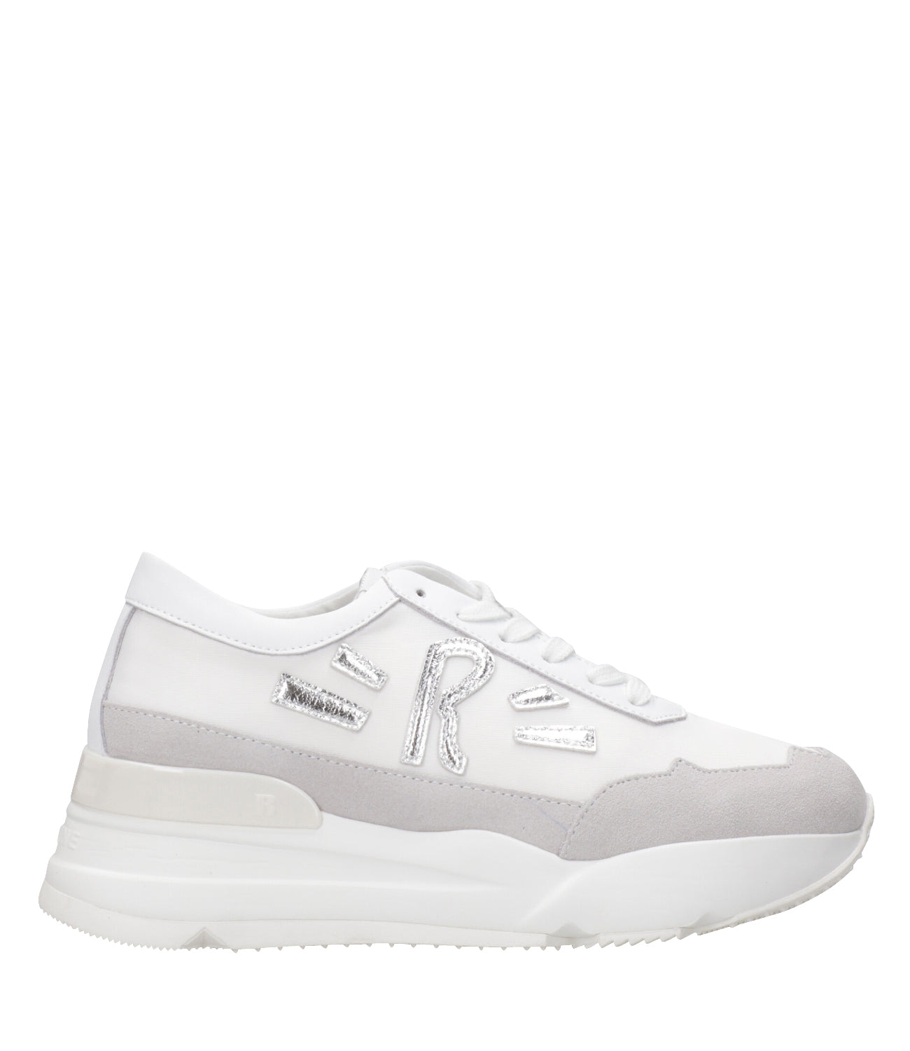 Rucoline | Sneakers R-Evolve Bomber White and Silver