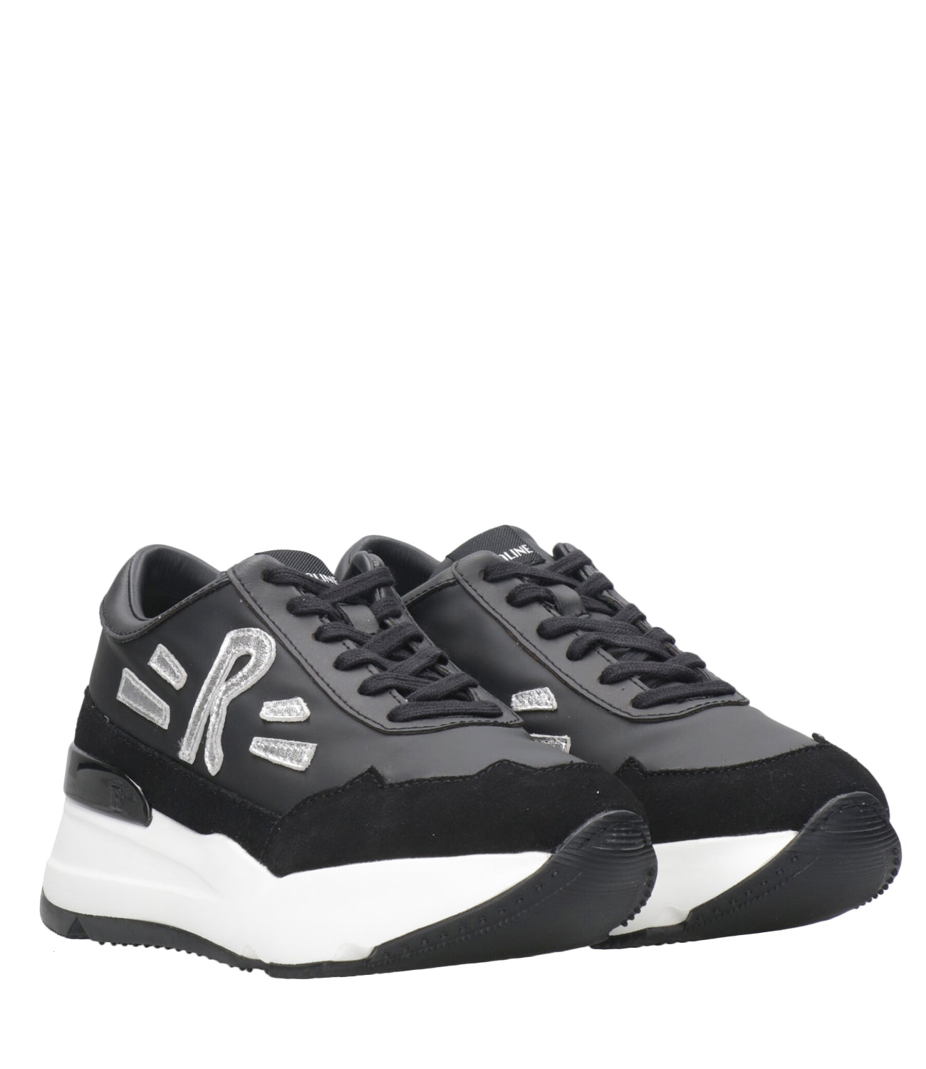 Rucoline | Sneakers R-Evolve Bomber Black and Silver
