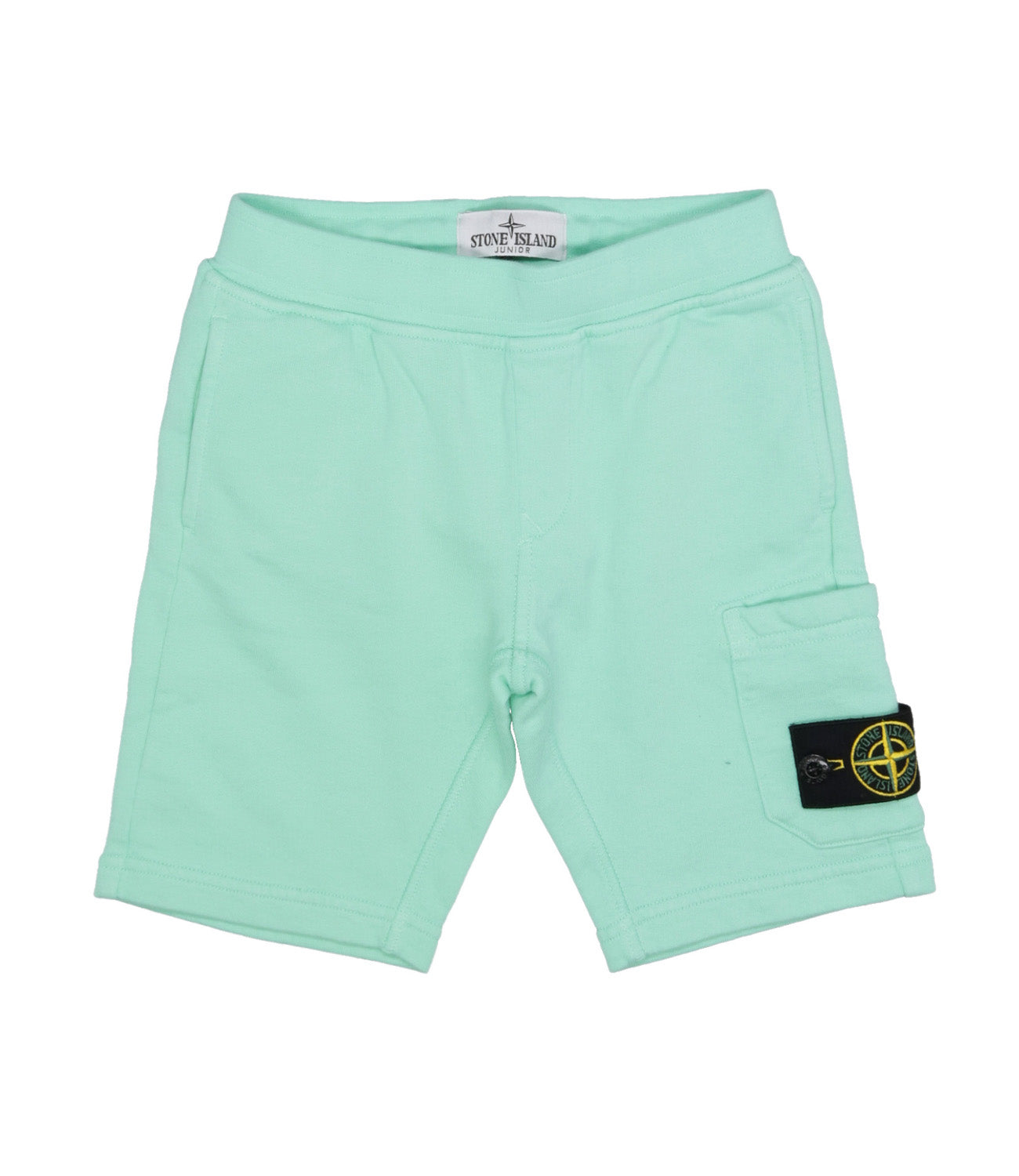 Stone Island Junior | Light Green Sport Bermuda Shorts