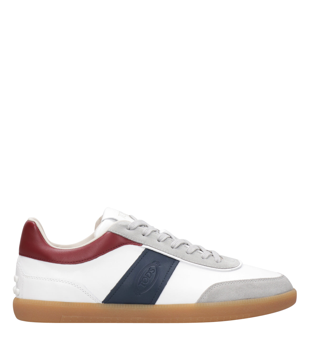 Tod's | Blue and Bordeaux White Sneakers