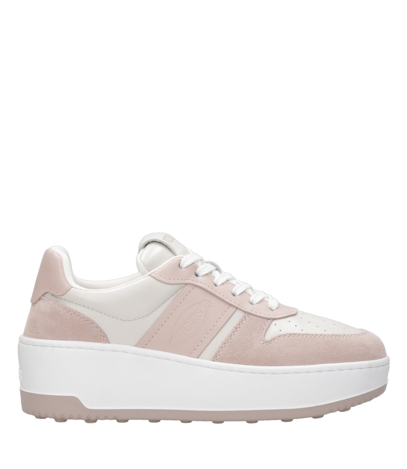 Tod's | White and Pink Sneakers