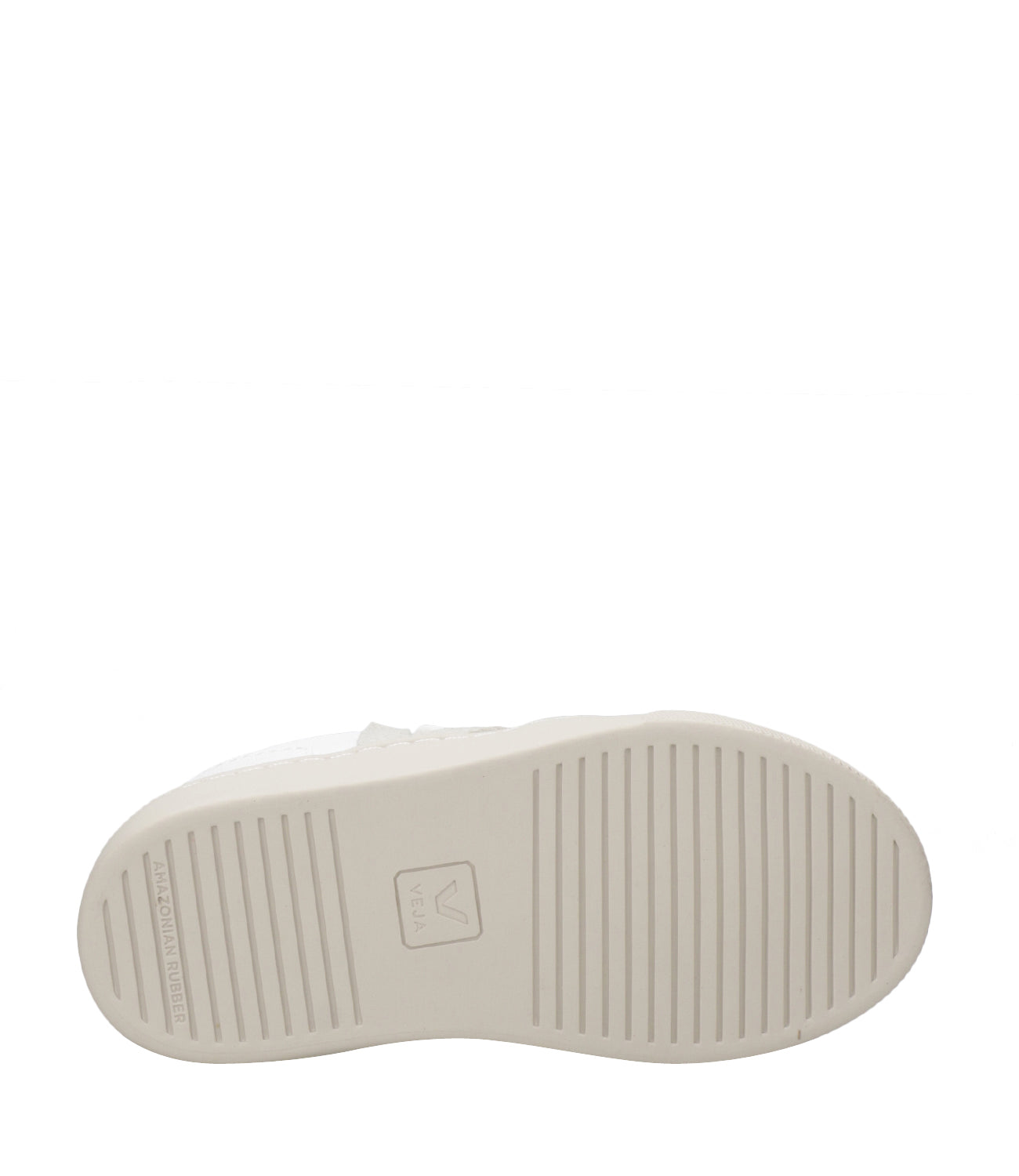 Veja Kids | Sneakers V-10 Velcro Bianco e Avorio