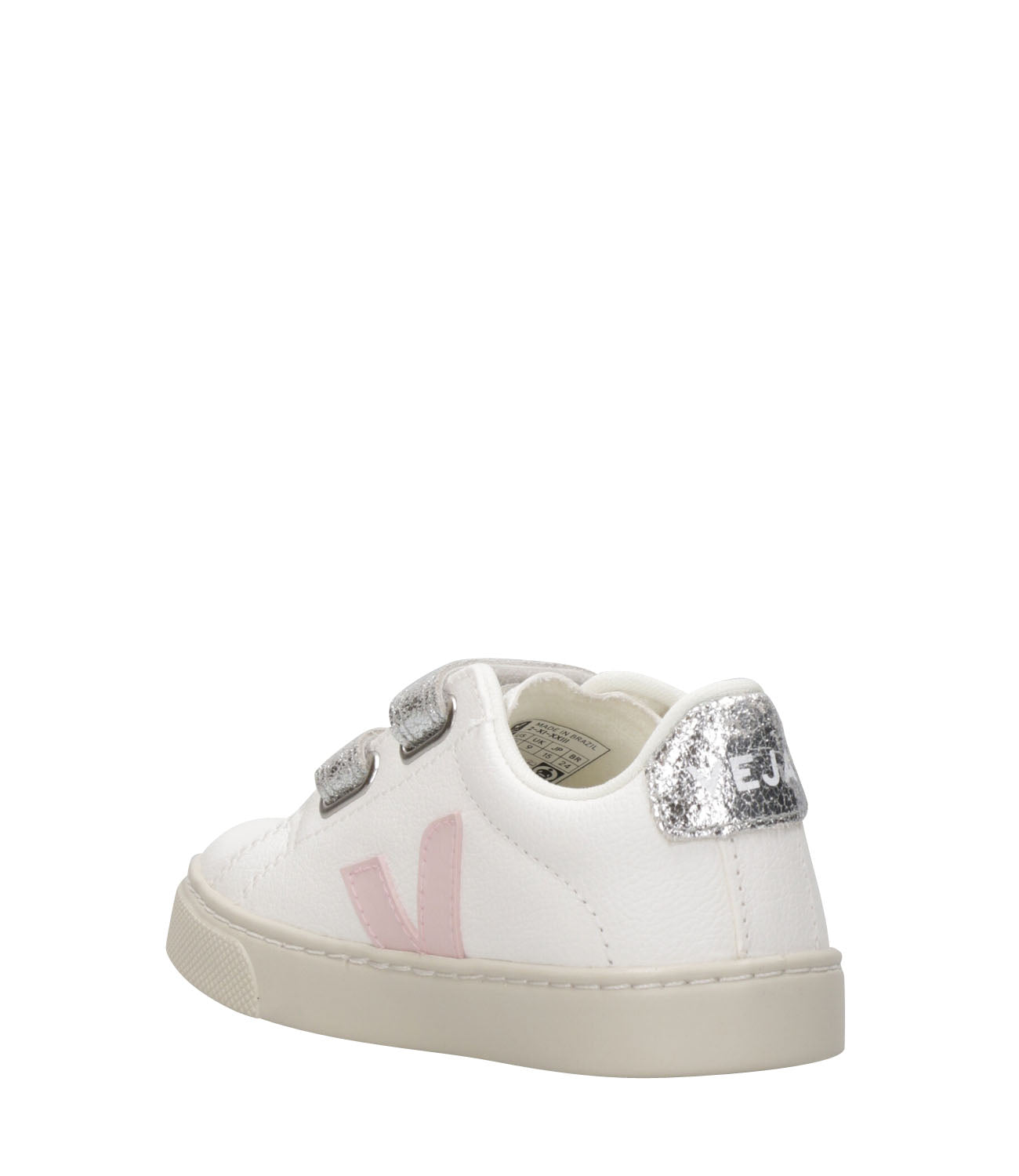 Veja Kids | Sneakers Chromefree Bianco e Rosa