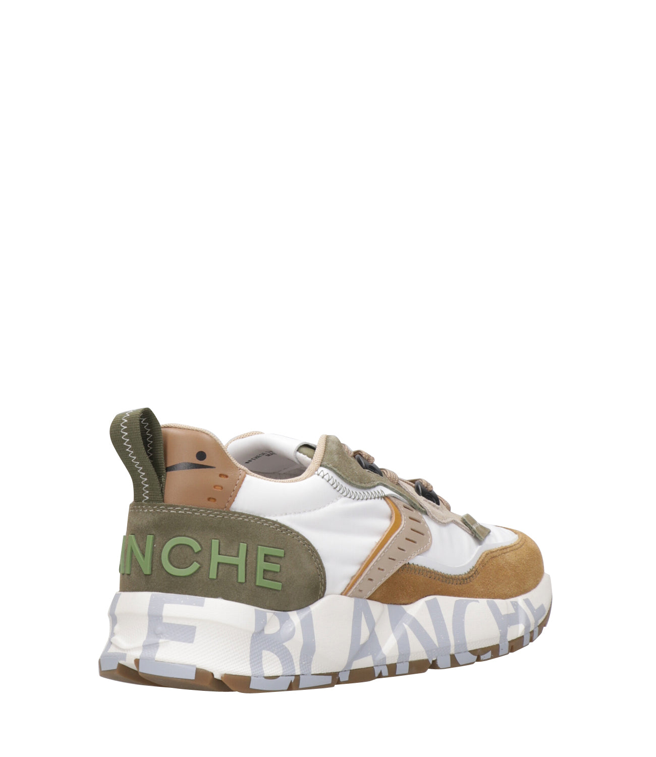 Voile Blanche | Sneakers Club01 Beige and White