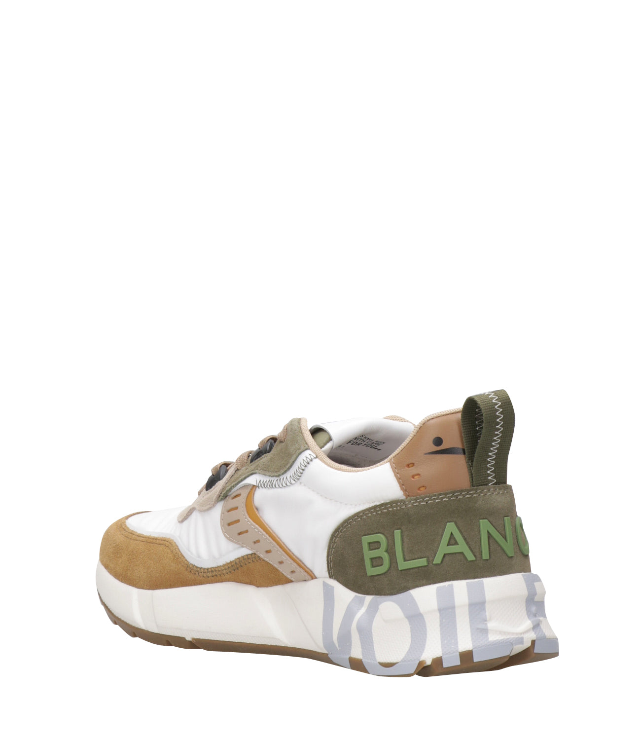 Voile Blanche | Sneakers Club01 Beige and White
