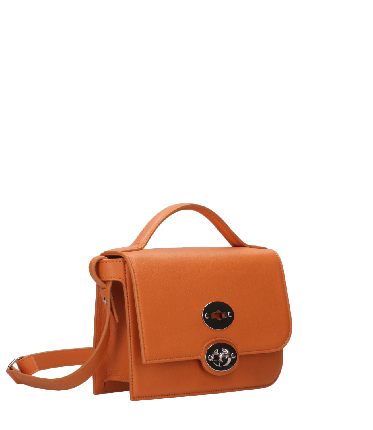 Zanellato | Ella Feather Knot Shoulder Bag Orange